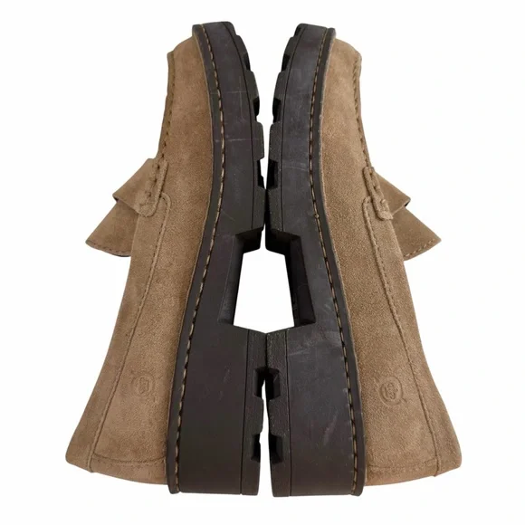 Born Celeste Suede Lug Sole Loafers Women’s Size 7M - Picture 8 of 16